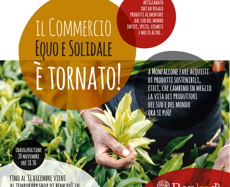 Il commercio equo e solidale torna a Monfalcone!