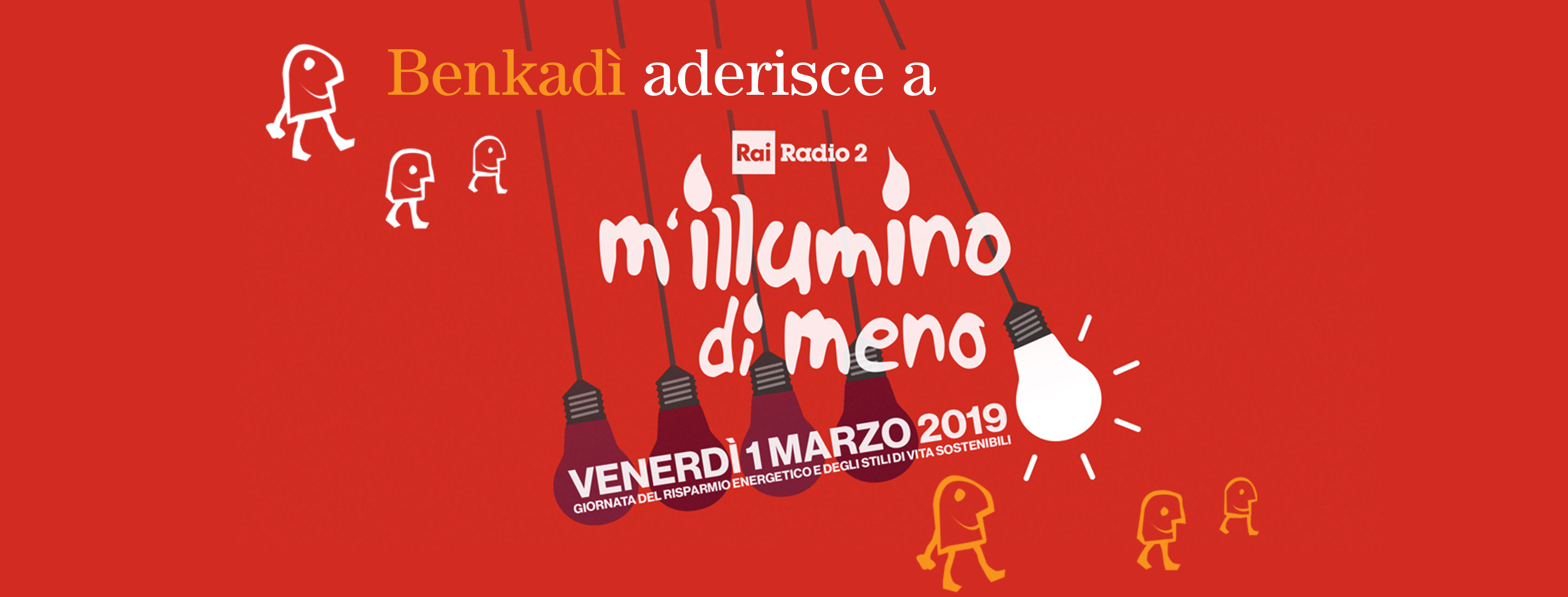 m'illumino di meno - Benkadì aderisce