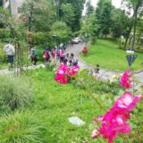 Parco di San Giovanni con gli studenti di EurHope 2019 in visita