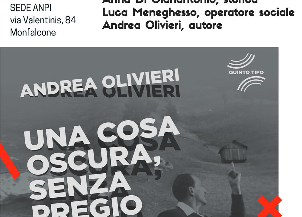 Presentazione libro Andrea Olivieri Una cosa oscura, senza pregio