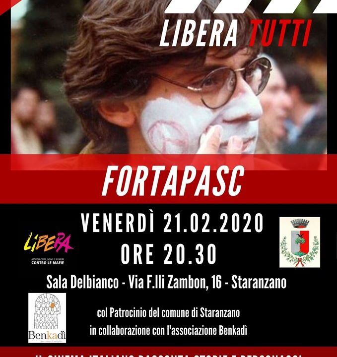 Proiezione del film “Fortapasc” 21/2/ 2020 a Staranzano