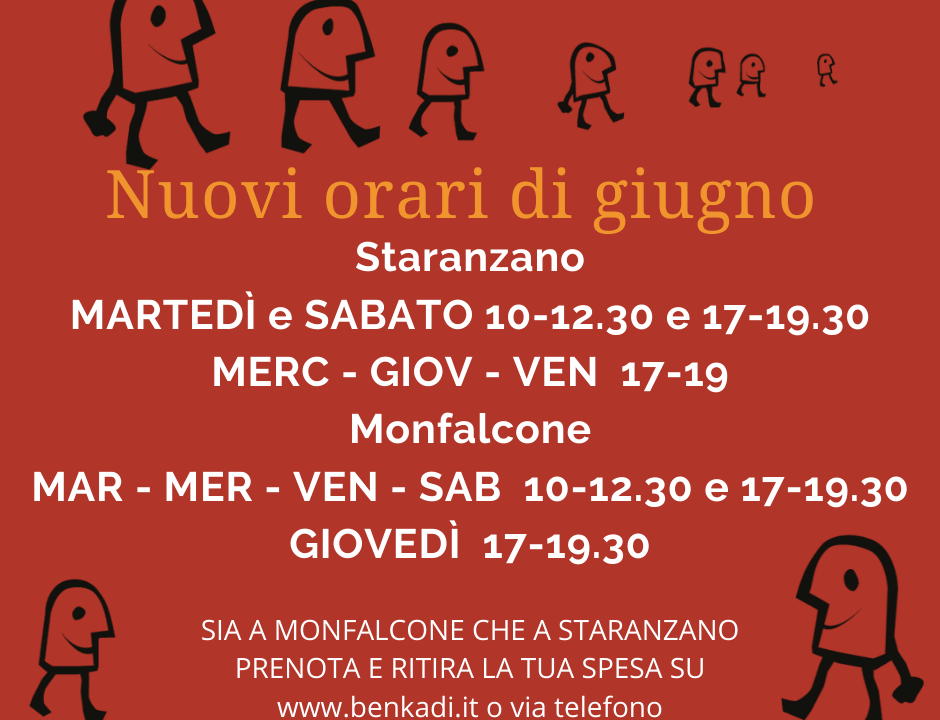 Emergenza COVID-19: nuove modalità e orari