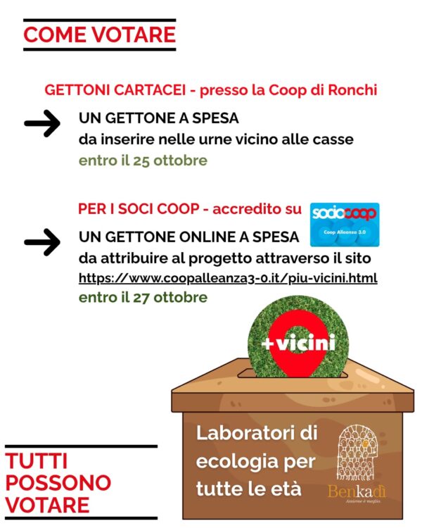 laboratori benkadì vota alla COOP 2